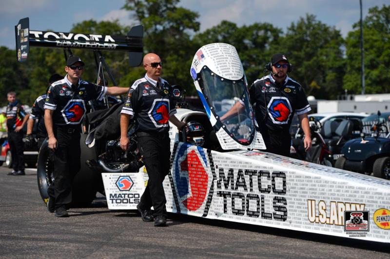 Matco Tools team has U.S. Nationals game plan set and it includes fourth Indy title for three-time, reigning Top Fuel champion Brown