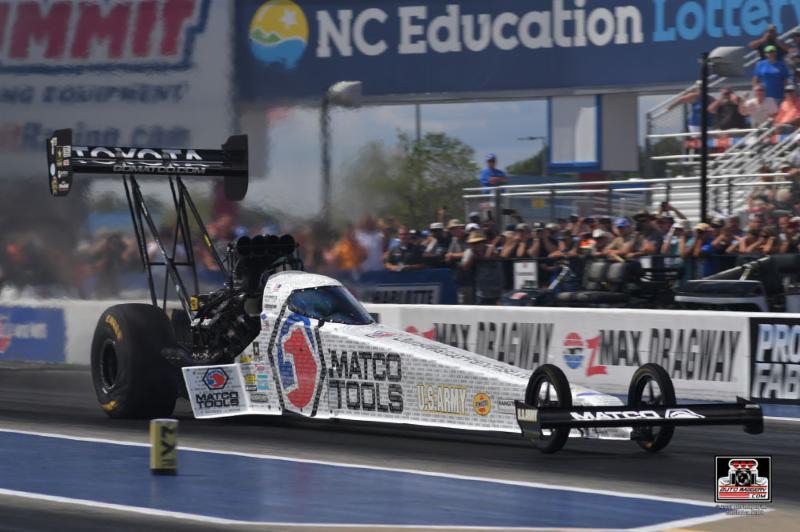 Countdown to the Championship opener ends early for reigning champ Brown, Matco Tools team at NHRA Carolina Nationals