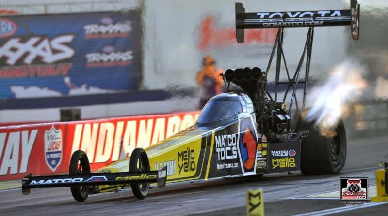 Two-time reigning Top Fuel world champ Brown slips to No. 2 to start upcoming Countdown playoff when he goes for fourth title with Matco