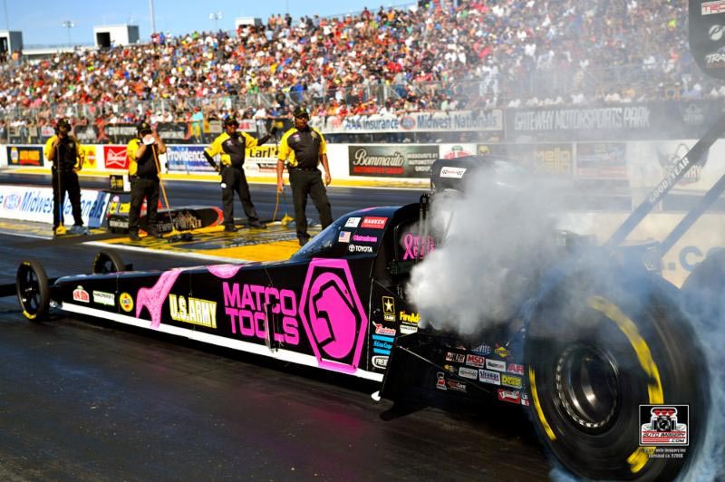 Brown, Matco team miss opportunity at Gateway near St. Louis but championship veterans not giving up on fourth NHRA world title