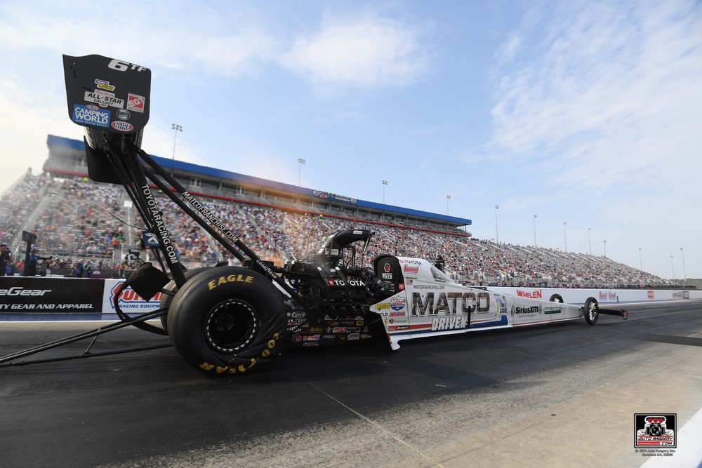 Antron Brown Out Early at Charlotte Four-Wides