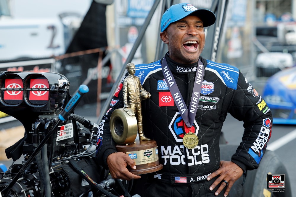 Antron Brown Keeps Countdown Momentum Rolling with NHRA Carolina Nationals Victory; Moves into Second in Top Fuel Standings