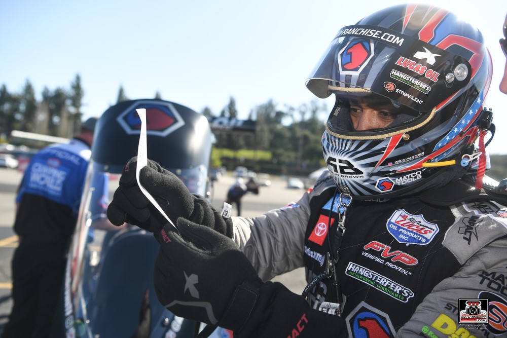 Antron Brown Advances to Semifinals from No. 4 Seed at NHRA Winternationals