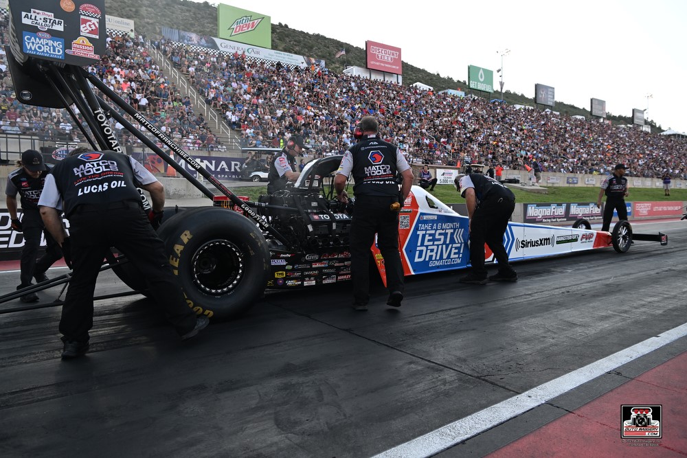 Antron Brown Takes Matco Tools ‘Test Drive’ Dragster to Second Round at Final NHRA Mile-High Nationals