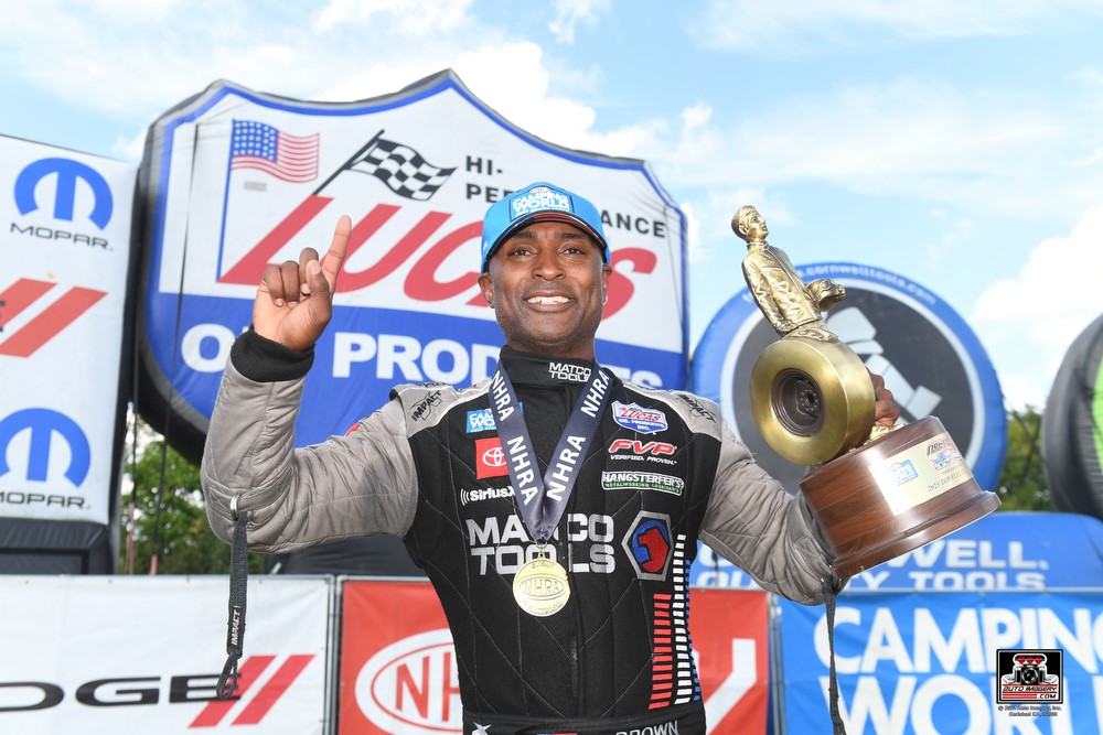 Antron Brown Goes Back-to-Back at NHRA U.S. Nationals