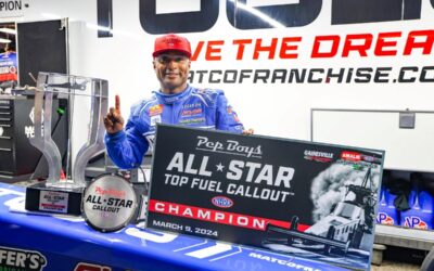 Antron Brown Wins Pep Boys All-Star Callout at 2024 NHRA Season-Opener