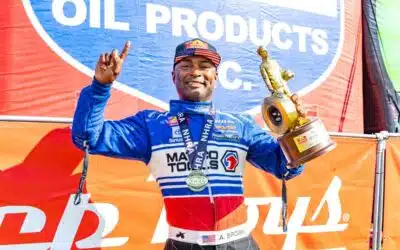 Antron Brown, Angelle Sampey Score AB Motorsports Double-Up at NHRA Reading