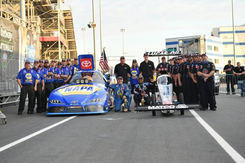 FORBES: Antron Brown And Ron Capps Enjoying NHRA Team Ownership Together