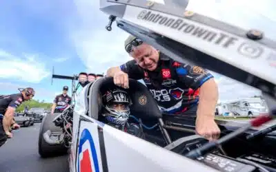 Antron Brown Fights His Way to Top Fuel Semifinals at Epping