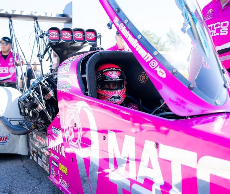 Antron Brown Takes Matco ‘Tools for the Cause’ Dragster to Top Fuel Semifinals at St. Louis