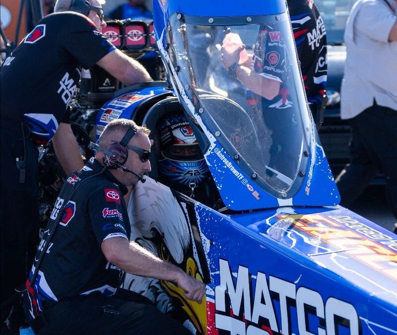 Antron Brown Looks Ahead After Early Exit at NHRA Nevada Nationals